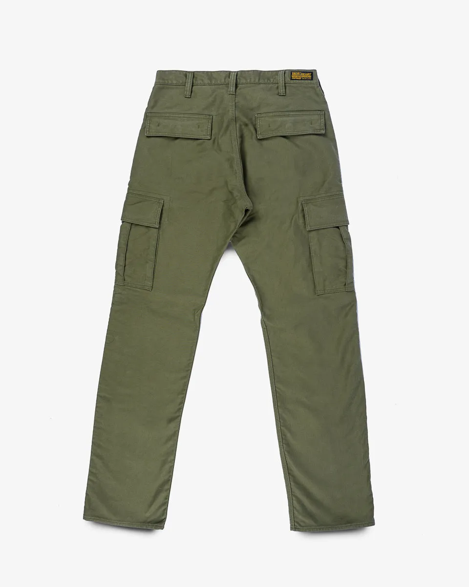 Whipcord Cargo Pants - Army Green
