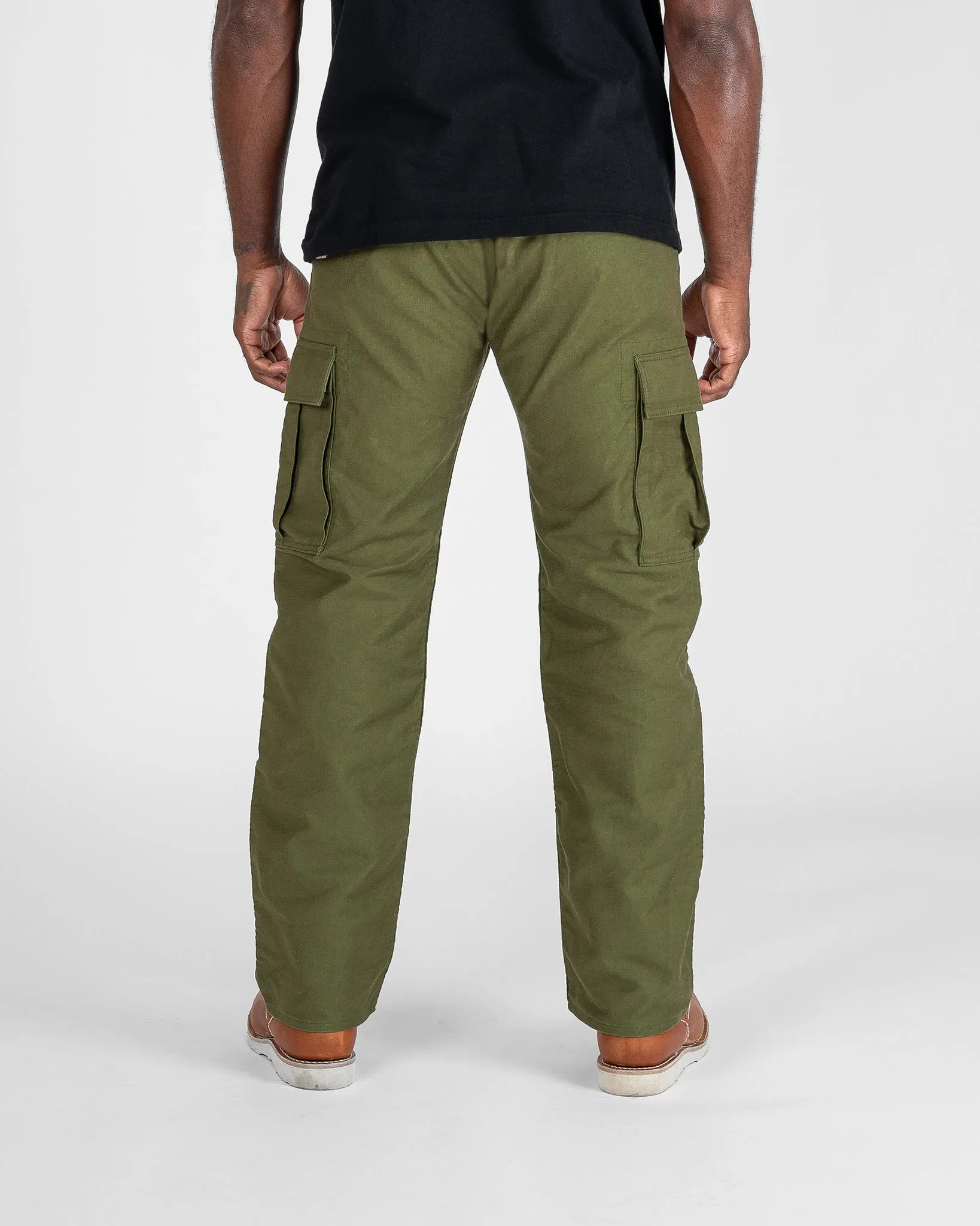 Whipcord Cargo Pants - Army Green