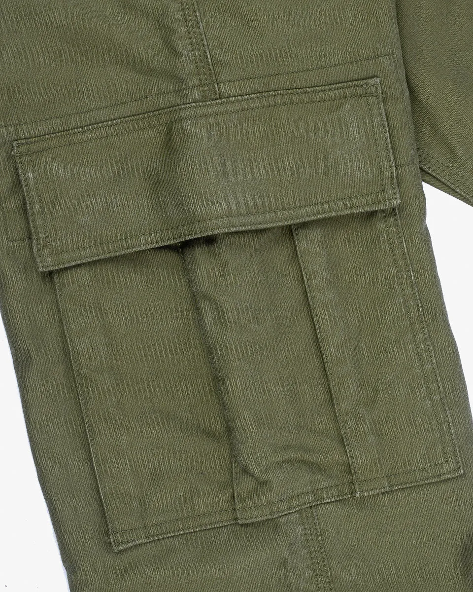 Whipcord Cargo Pants - Army Green