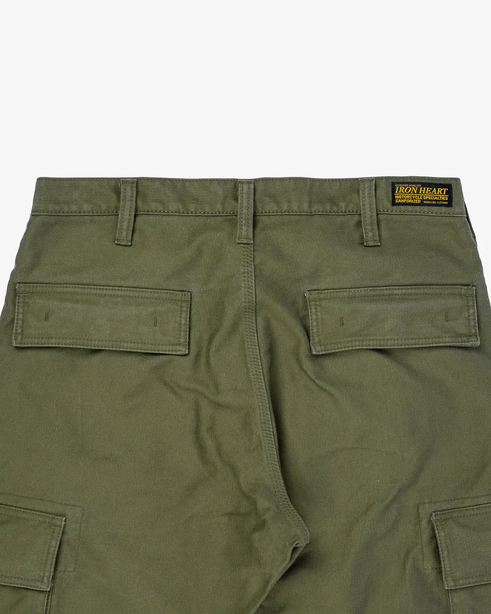 Whipcord Cargo Pants - Army Green