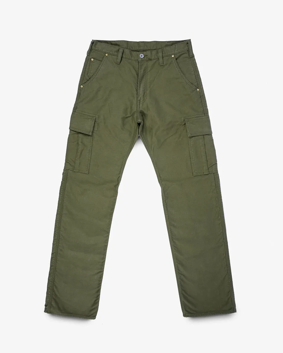 Whipcord Cargo Pants - Army Green