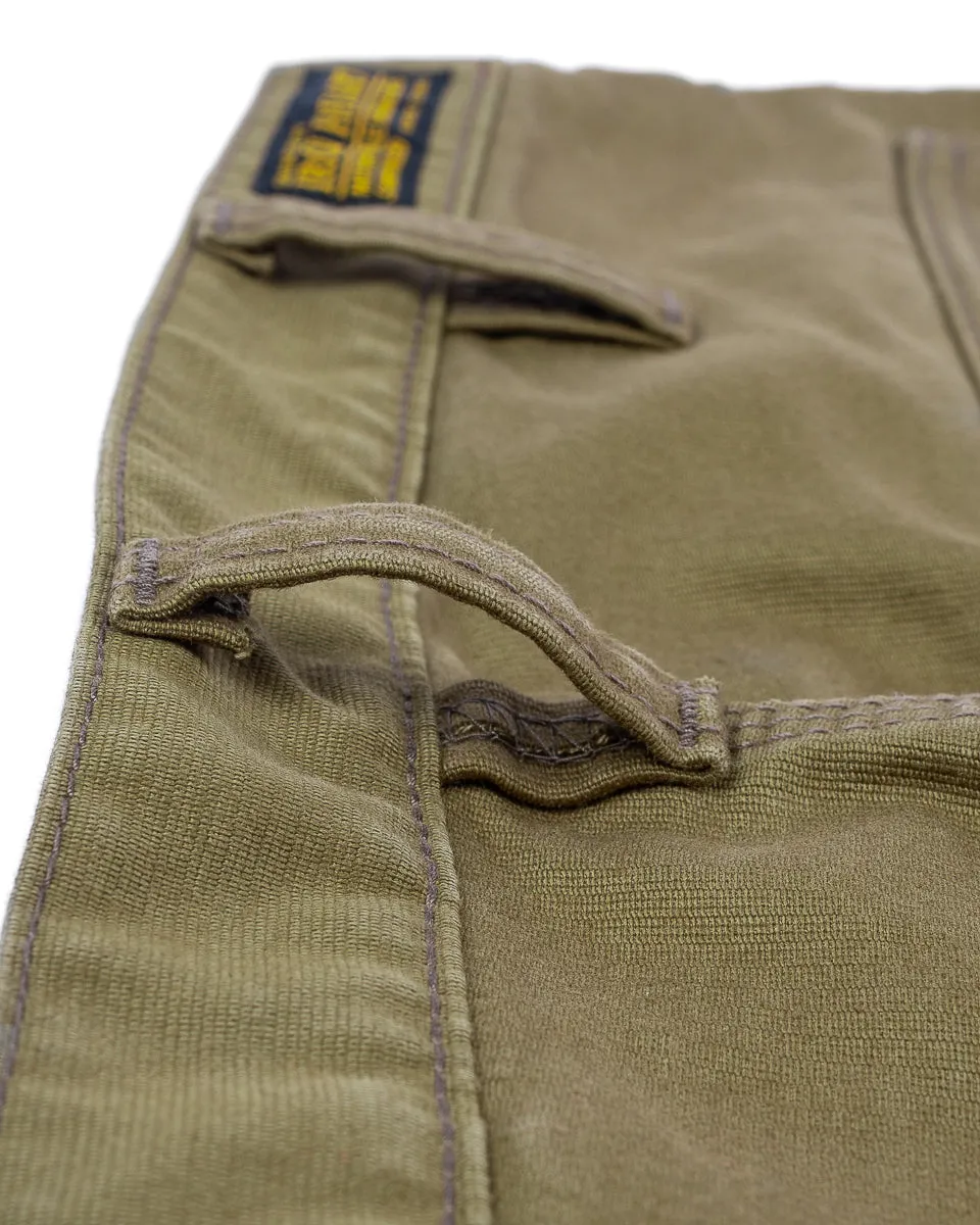 Whipcord Cargo Pants - Khaki