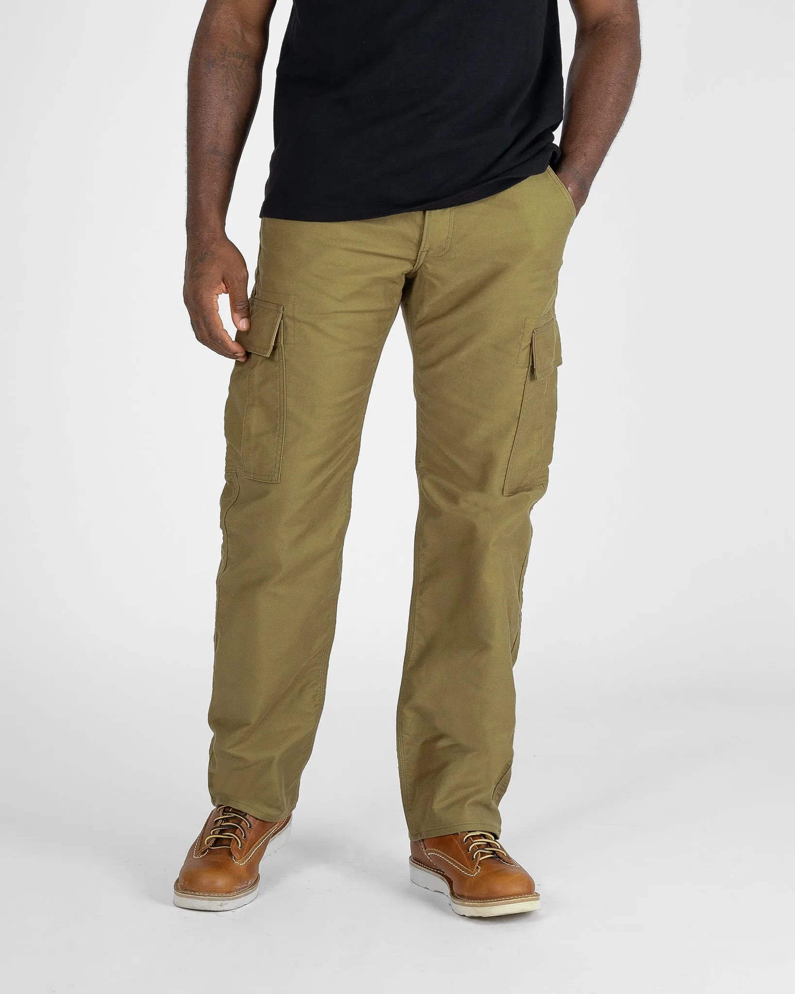 Whipcord Cargo Pants - Khaki