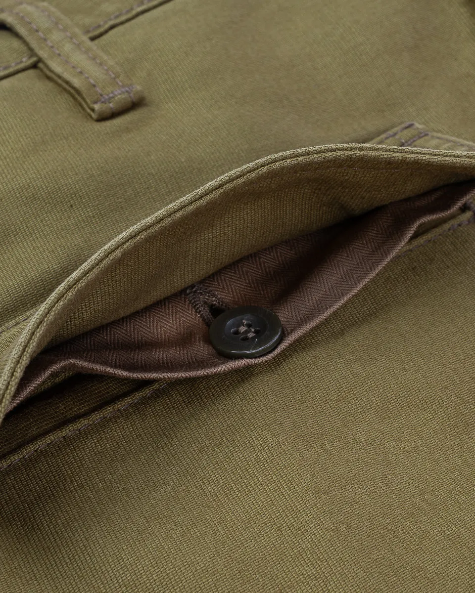 Whipcord Cargo Pants - Khaki