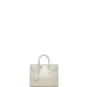 WHITE CLASSIC Shipping options BAG CROC - NANO JOUR ESMEE All-in-one solution SAC DE
