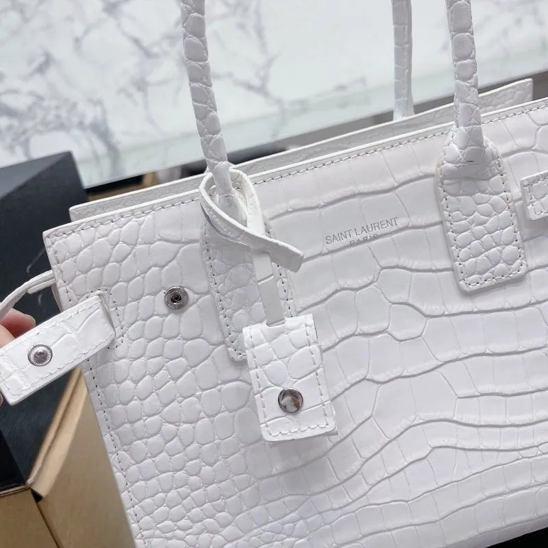 WHITE CLASSIC Shipping options BAG CROC - NANO JOUR ESMEE All-in-one solution SAC DE