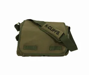 Wholesale Case Lot: 10 pc Vintage Military Canvas Messenger Bag: Classic, Heavy-Duty Laptop Bookbag for Students, School, and Travel  |||   10 PACKS | $26.99 PER PACK