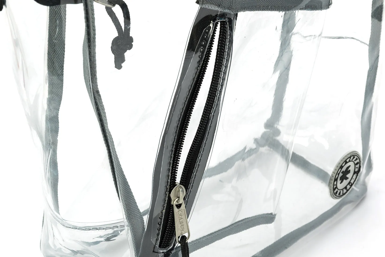Wholesale Case Lot: 25-Pack Heavy Duty Clear Tote Quality See-Through Messenger Work Bag - Durable Transparent PVC  |||   25 PACKS | $9.99 PER PACK