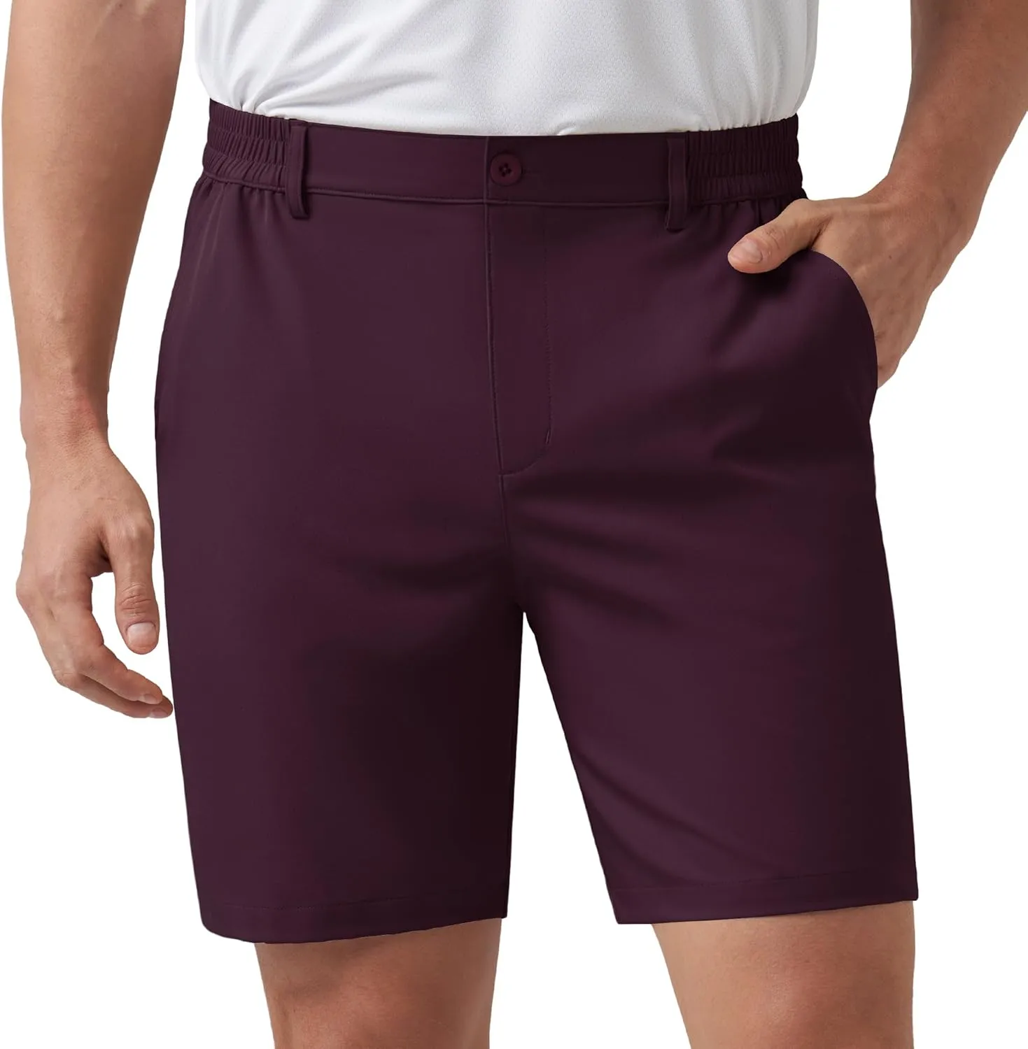 Willit Men's Shorts Golf Casual Shorts Lightweight Quick Dry Work Dress Shorts Stretch Hiking Shorts with Pockets