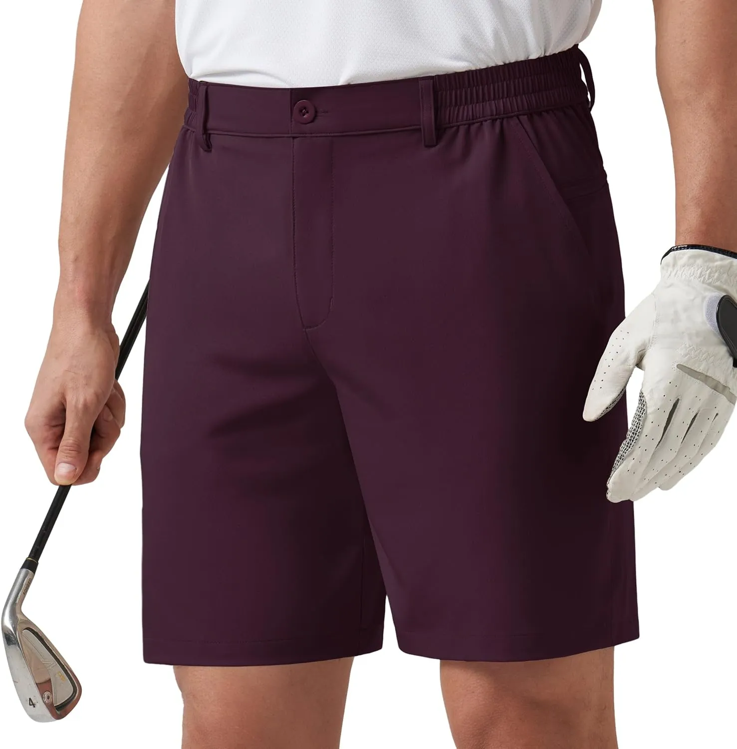 Willit Men's Shorts Golf Casual Shorts Lightweight Quick Dry Work Dress Shorts Stretch Hiking Shorts with Pockets