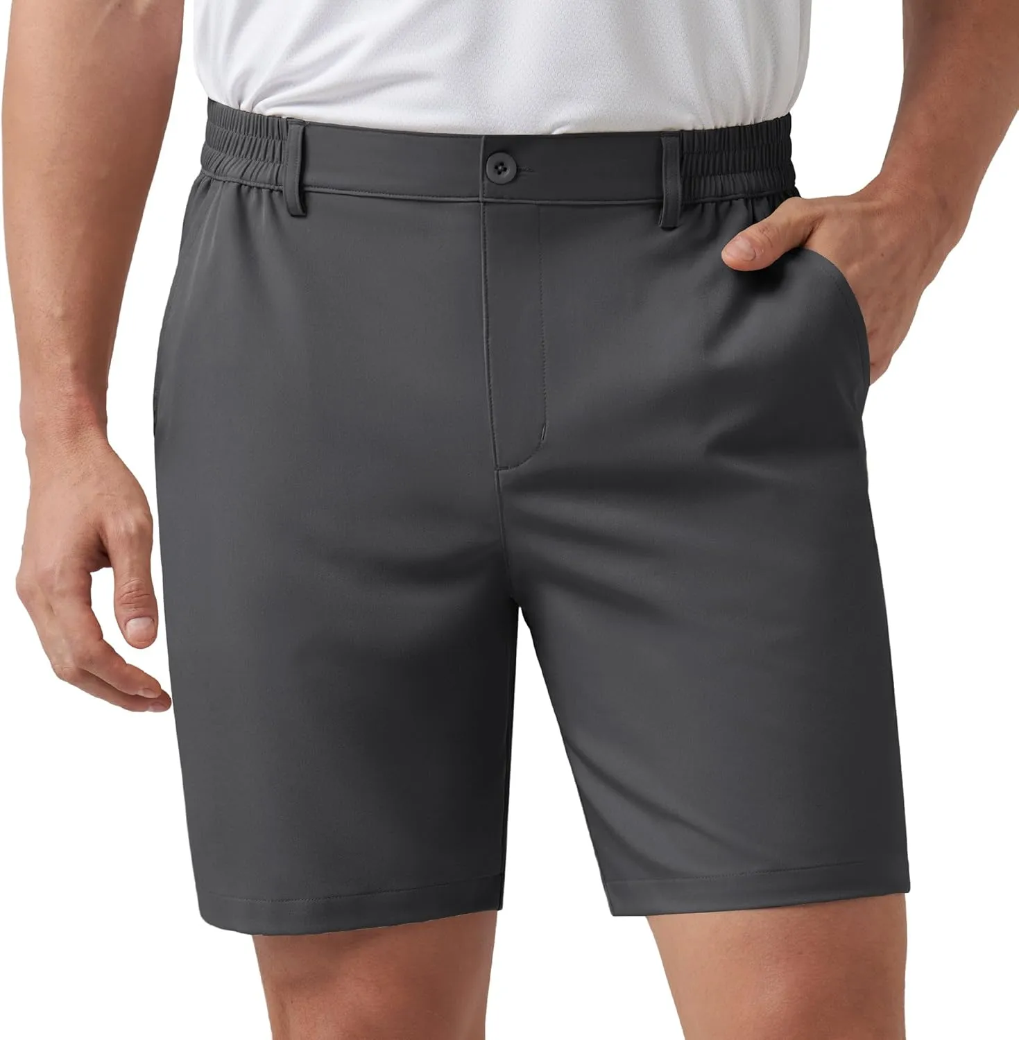 Willit Men's Shorts Golf Casual Shorts Lightweight Quick Dry Work Dress Shorts Stretch Hiking Shorts with Pockets