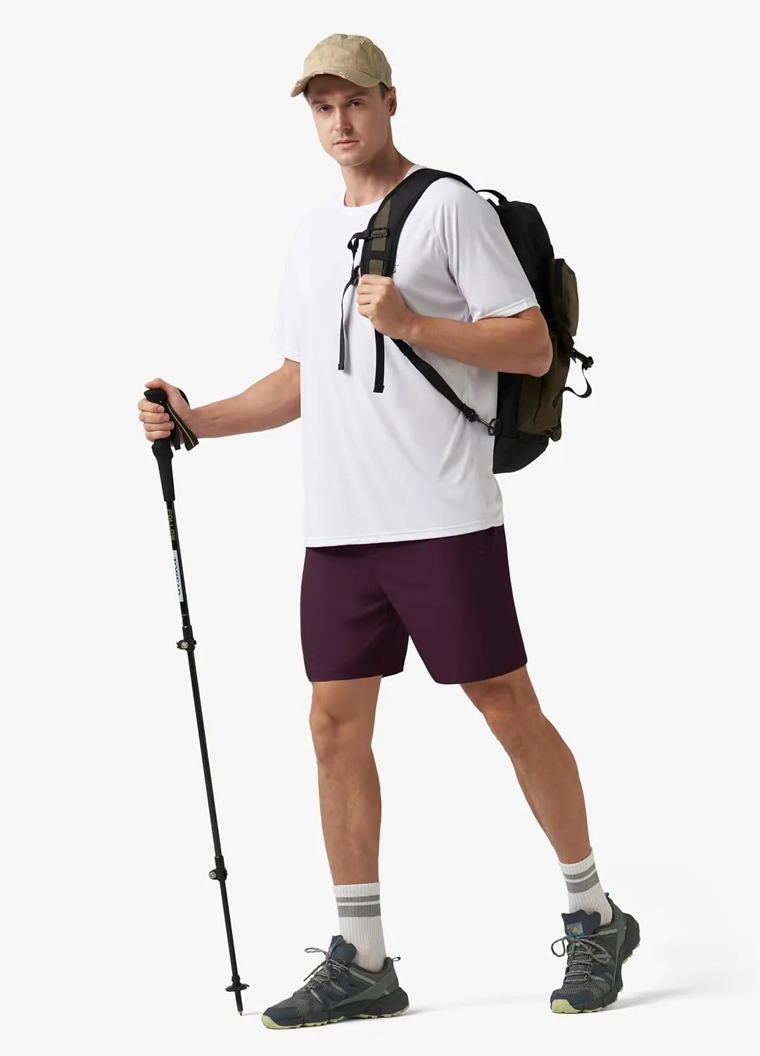 Willit Men's Shorts Golf Casual Shorts Lightweight Quick Dry Work Dress Shorts Stretch Hiking Shorts with Pockets