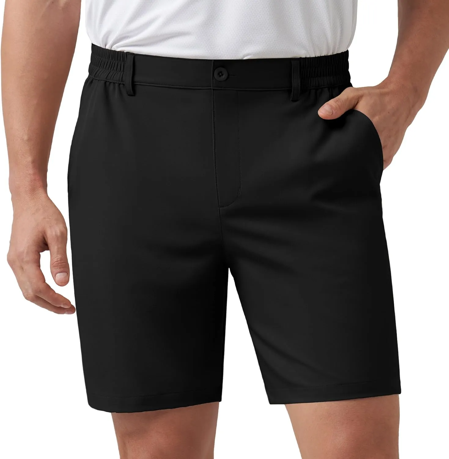 Willit Men's Shorts Golf Casual Shorts Lightweight Quick Dry Work Dress Shorts Stretch Hiking Shorts with Pockets