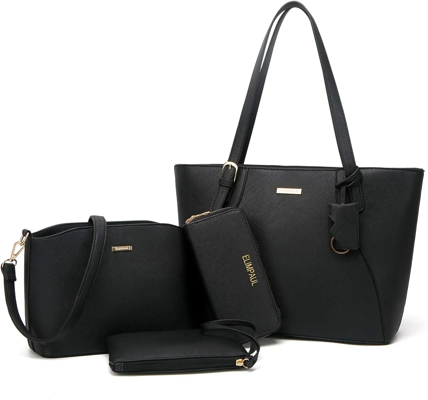 Women Fashion Handbags Wallet Tote Bag Shoulder Bag Top Handle Satchel Purse Set 4pcs