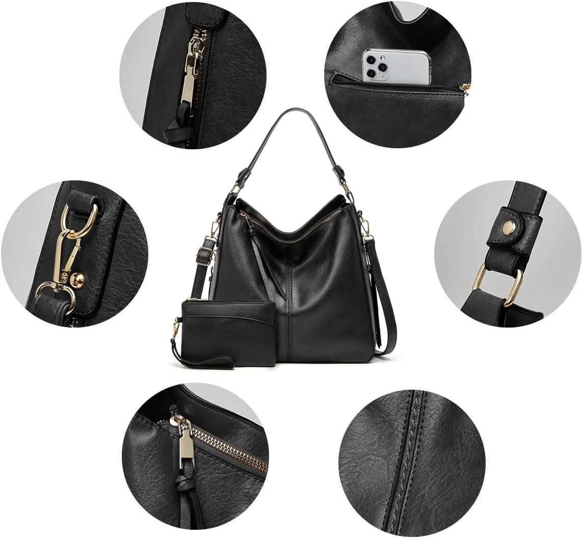 Women Fashion Handbags Wallet Tote Bag Shoulder Bag Top Handle Satchel Purse Set