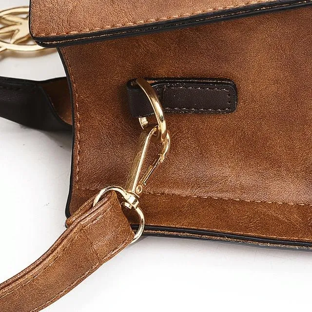 Women for Leather Virtual reality Pink Bag Versatile - - Design Unique assortment 3-in-1 Tote