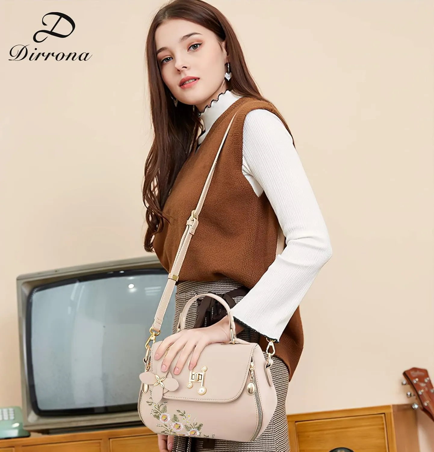 Women Handbag Casual Messenger Bag Ladies Shoulder Bag Work Travel