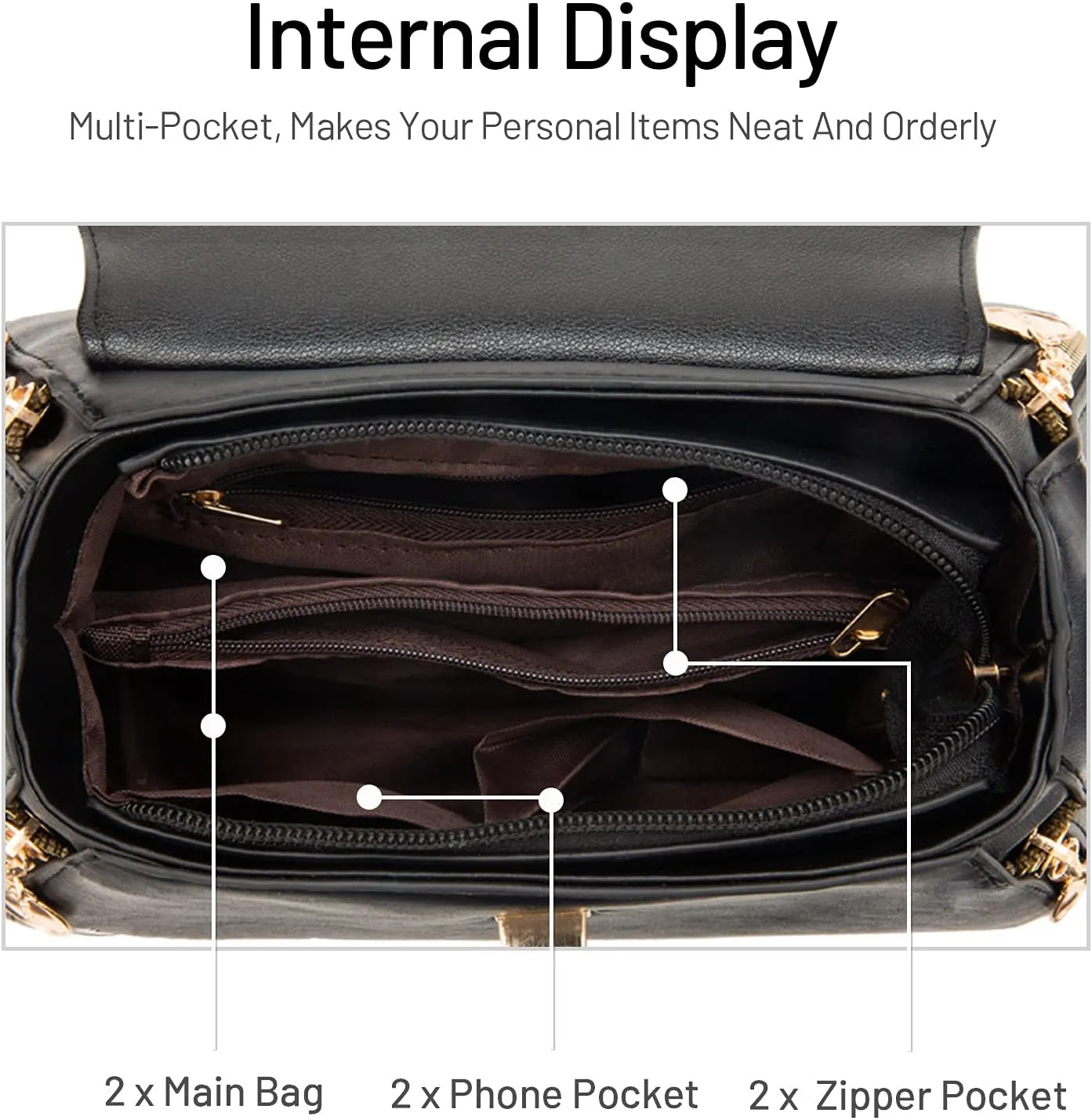 Women Handbag Casual Messenger Bag Ladies Shoulder Bag Work Travel
