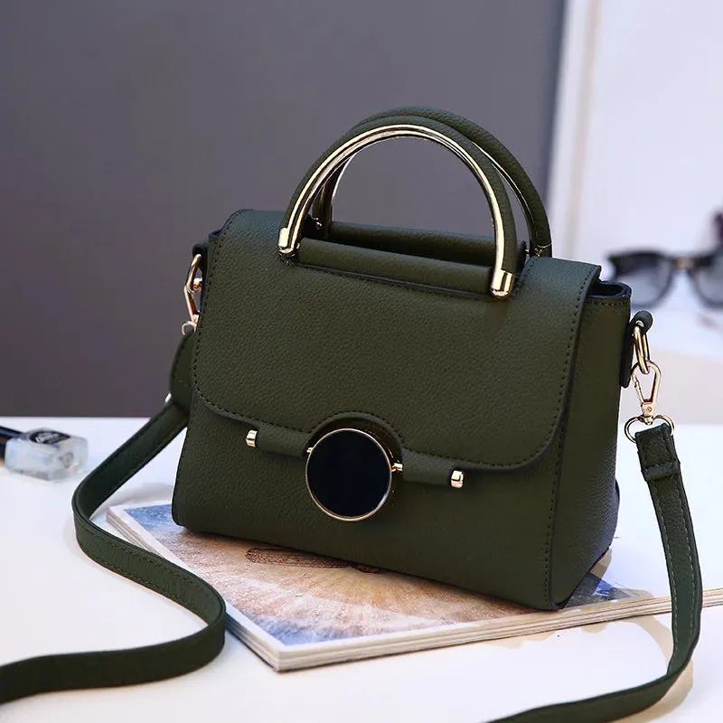 Women Handbag New Fashion Shoulder Bags For Lady Solid Totes Cute Shopping Messenger Bag Lock Black Red Color Hand Bags