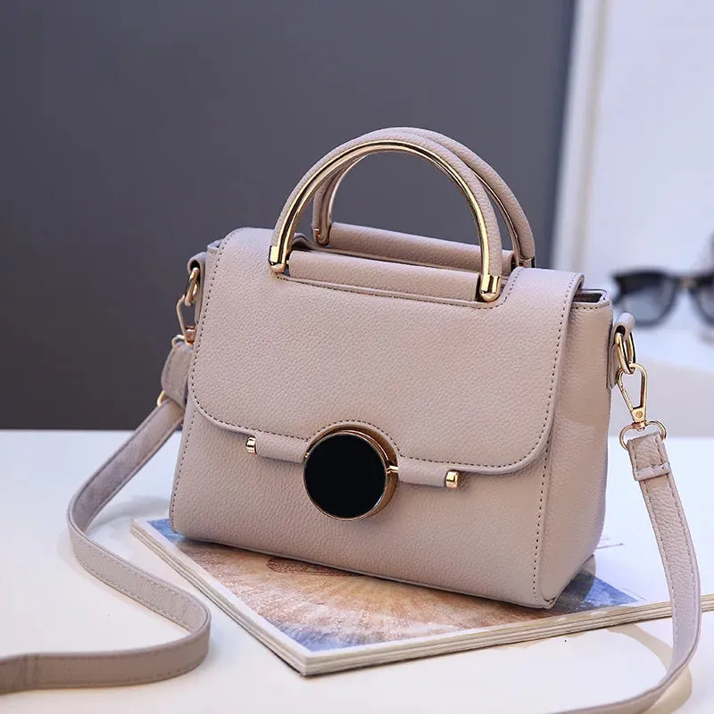 Women Handbag New Fashion Shoulder Bags For Lady Solid Totes Cute Shopping Messenger Bag Lock Black Red Color Hand Bags