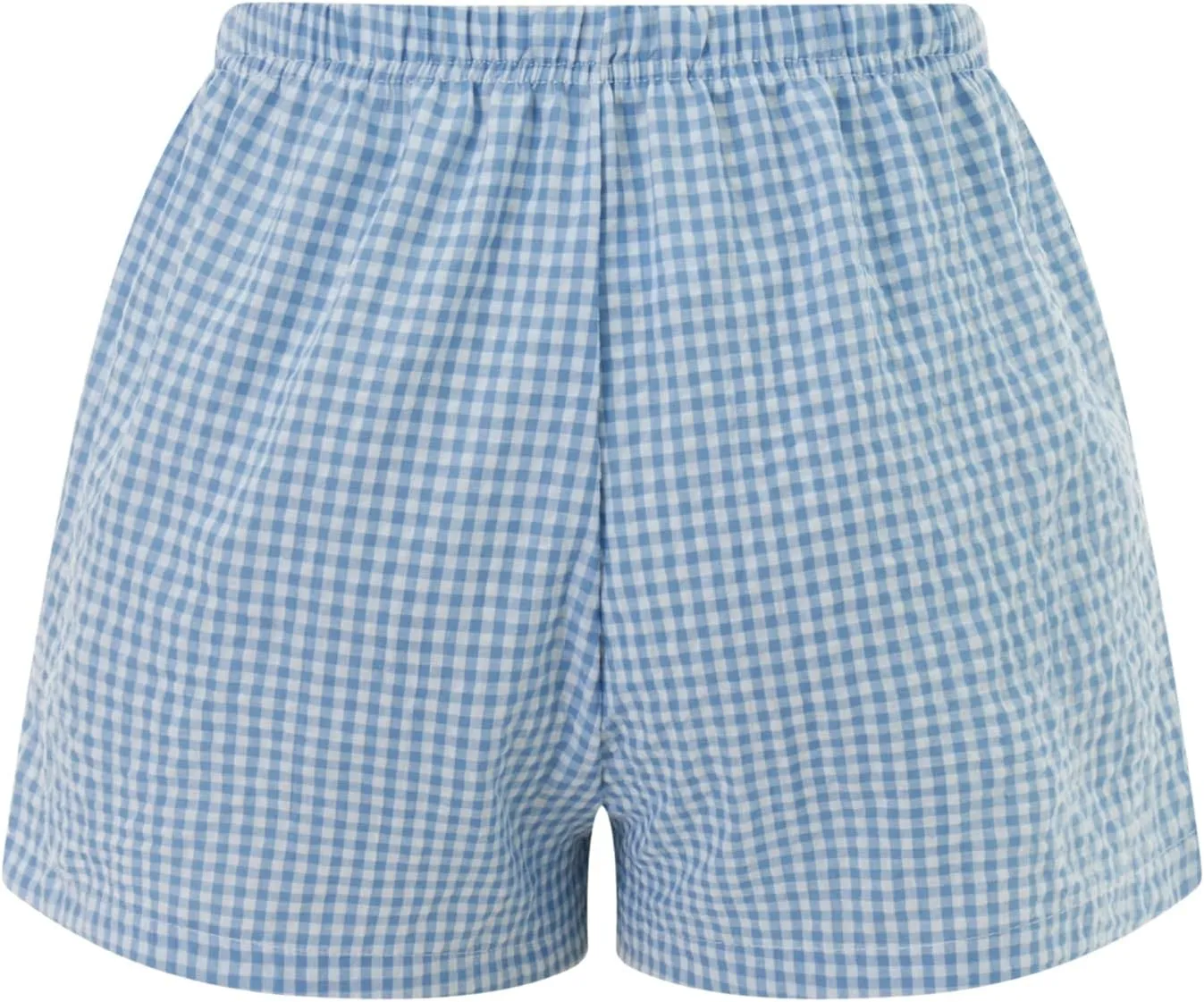 Women Y2k Pajamas Shorts Micro Button Boxers Elastic Waist Cute Pj Bottoms Summer Plaid Lounge Short