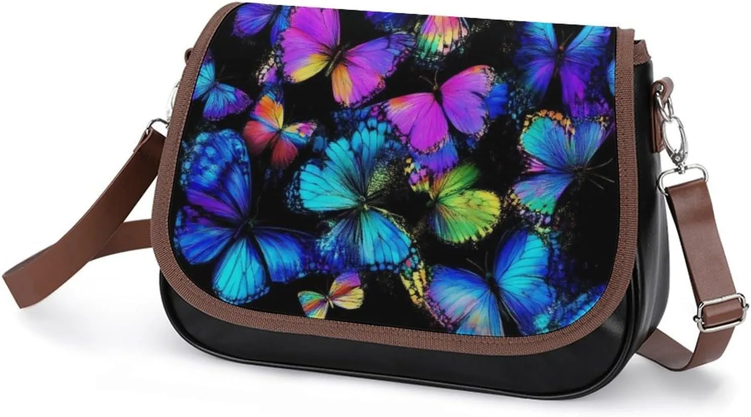 Womens Crossbody Purse Lightweight PU Leather Shoulder Bag Waterproof Messenger Bags