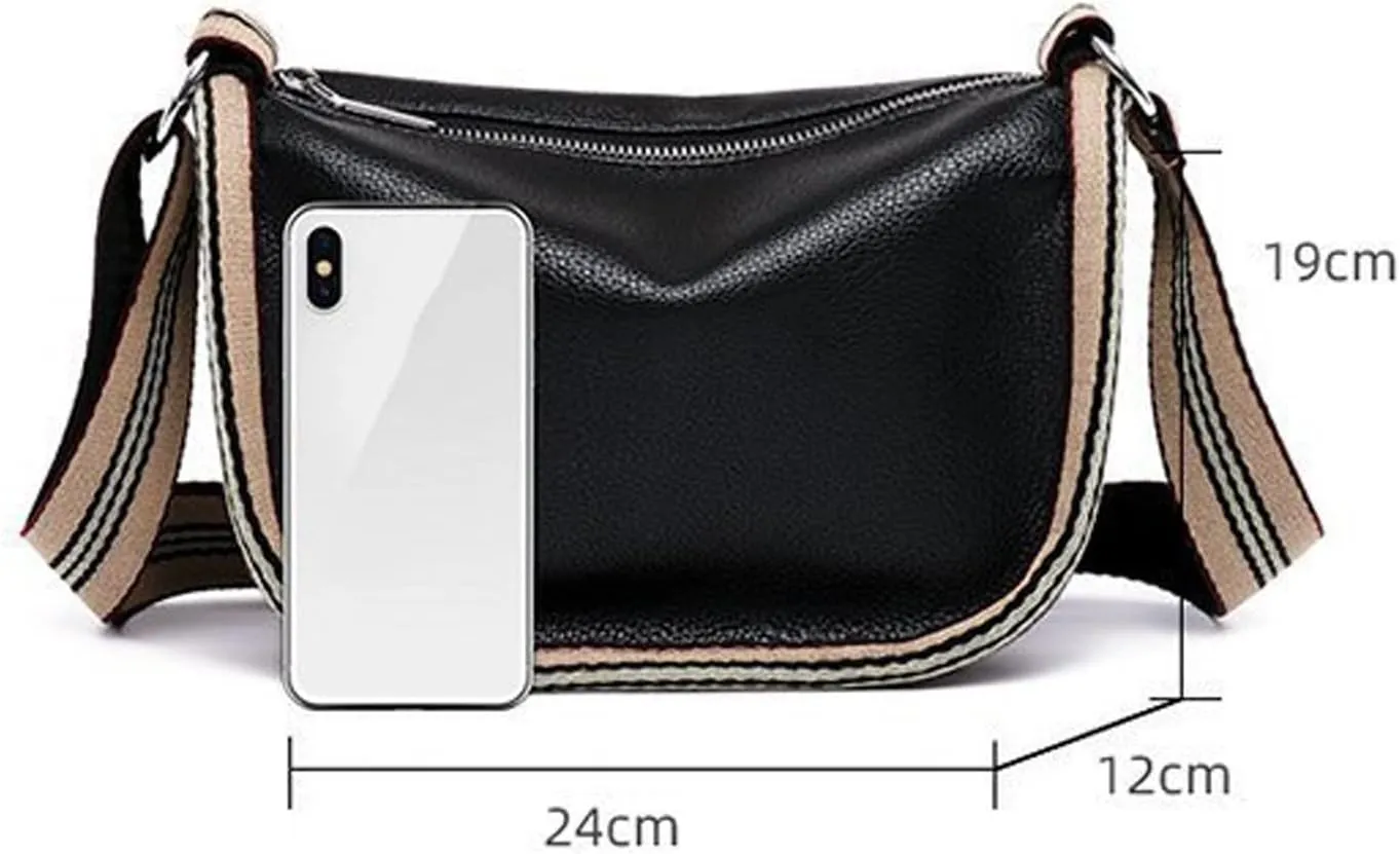 Women's Shoulder Bags Woman Shoulder Bag， PU Youth Ladies Dumpling Light Wild Simple Female Daily Messenger Bag Waterproof(Brown)