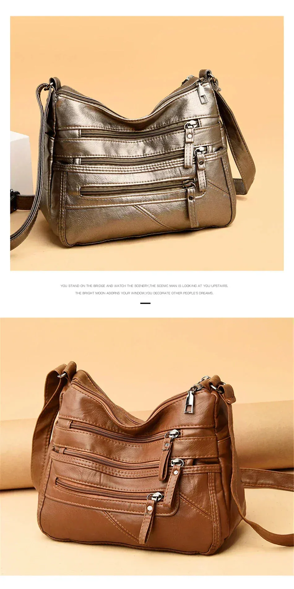 Women's Soft PU Leather Bag
