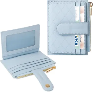 Women's Wallet Built-in Anti-Loss Tracker, RFID Blocking Small Compact Card Holder Wallet for Women Luxury Soft PU Leather Bifold Pocket Wallet Ladies Mini Purse with Zipper Coin Pocket   ID Window