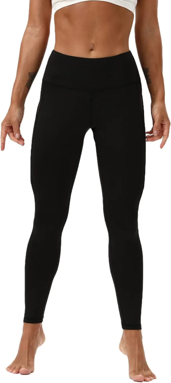 Women's Yoga Leggings with Pockets High Waist Athletic Running Workout Full Length Compression Yoga Pants