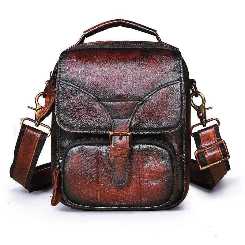 Woosir Vintage Dual-Use Messenger Shoulder Bag for Men