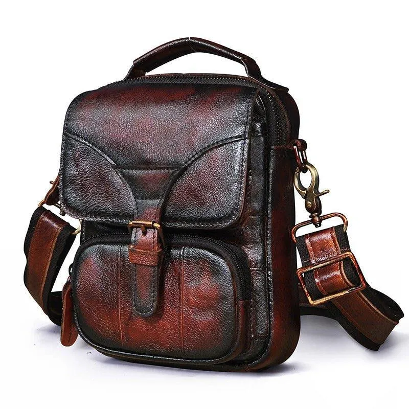 Woosir Vintage Dual-Use Messenger Shoulder Bag for Men