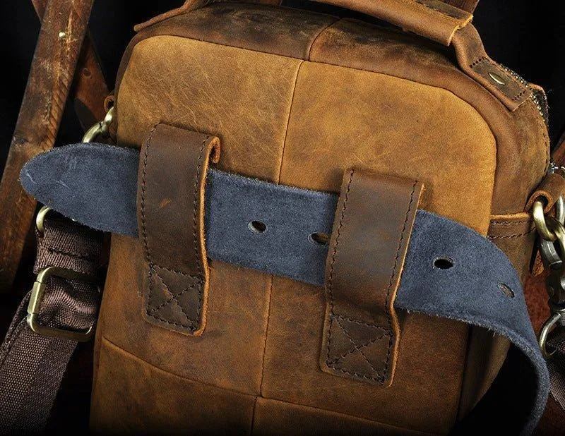 Woosir Vintage Dual-Use Messenger Shoulder Bag for Men
