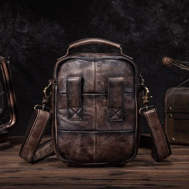 Woosir Vintage Dual-Use Messenger Shoulder Bag for Men