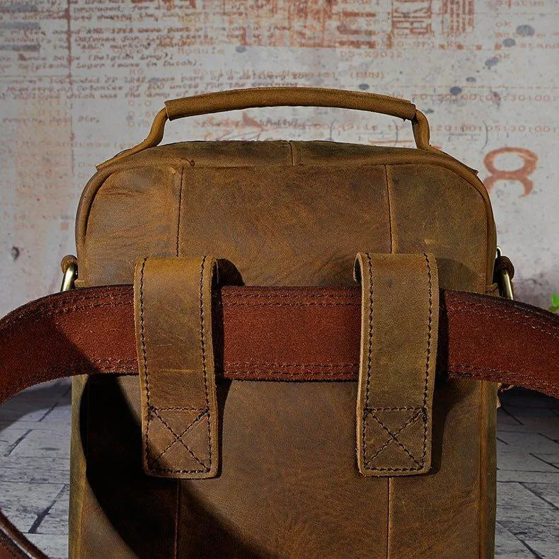 Woosir Vintage Dual-Use Messenger Shoulder Bag for Men