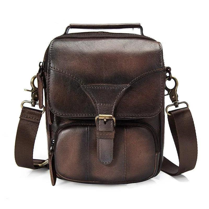 Woosir Vintage Dual-Use Messenger Shoulder Bag for Men