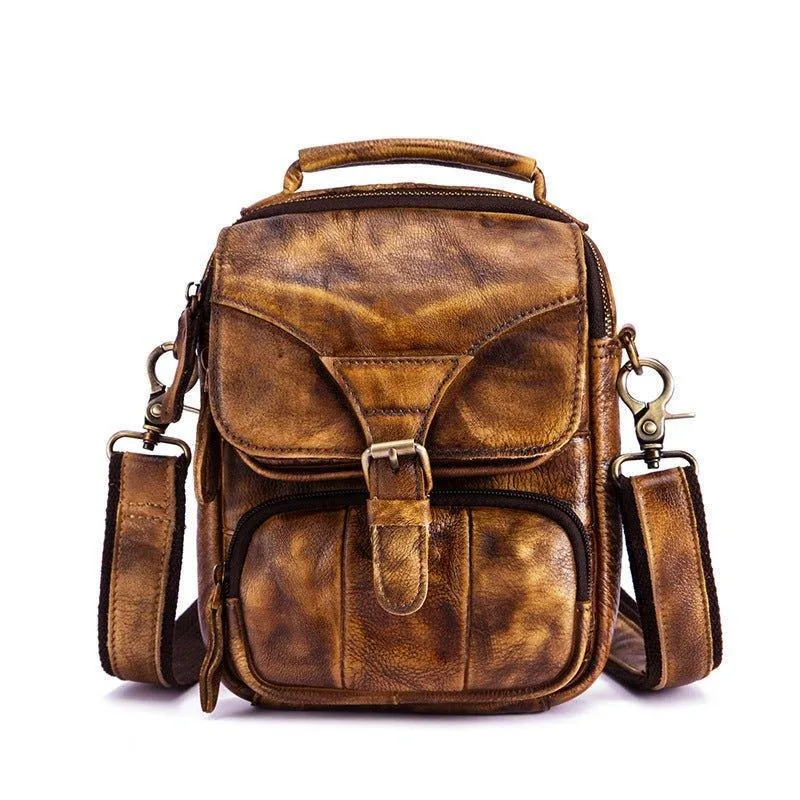 Woosir Vintage Dual-Use Messenger Shoulder Bag for Men