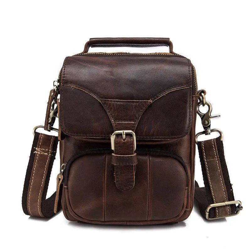 Woosir Vintage Dual-Use Messenger Shoulder Bag for Men