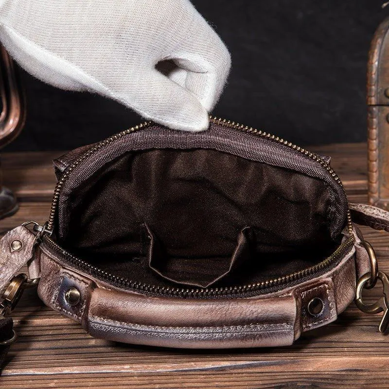 Woosir Vintage Dual-Use Messenger Shoulder Bag for Men