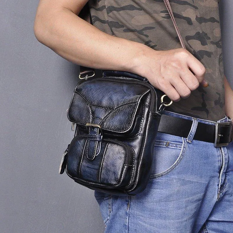 Woosir Vintage Dual-Use Messenger Shoulder Bag for Men