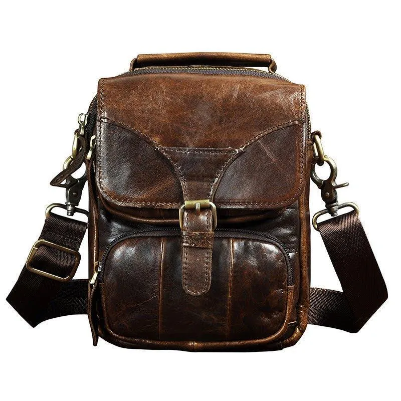 Woosir Vintage Dual-Use Messenger Shoulder Bag for Men