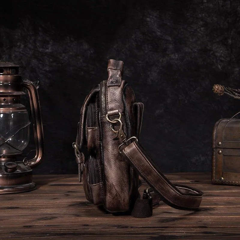 Woosir Vintage Dual-Use Messenger Shoulder Bag for Men
