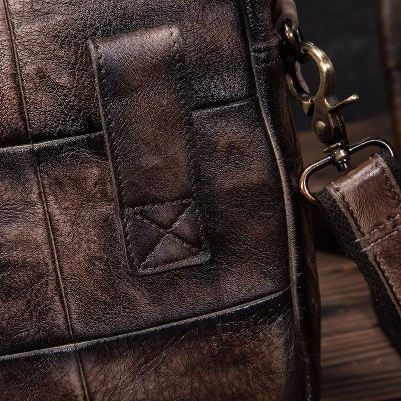 Woosir Vintage Dual-Use Messenger Shoulder Bag for Men