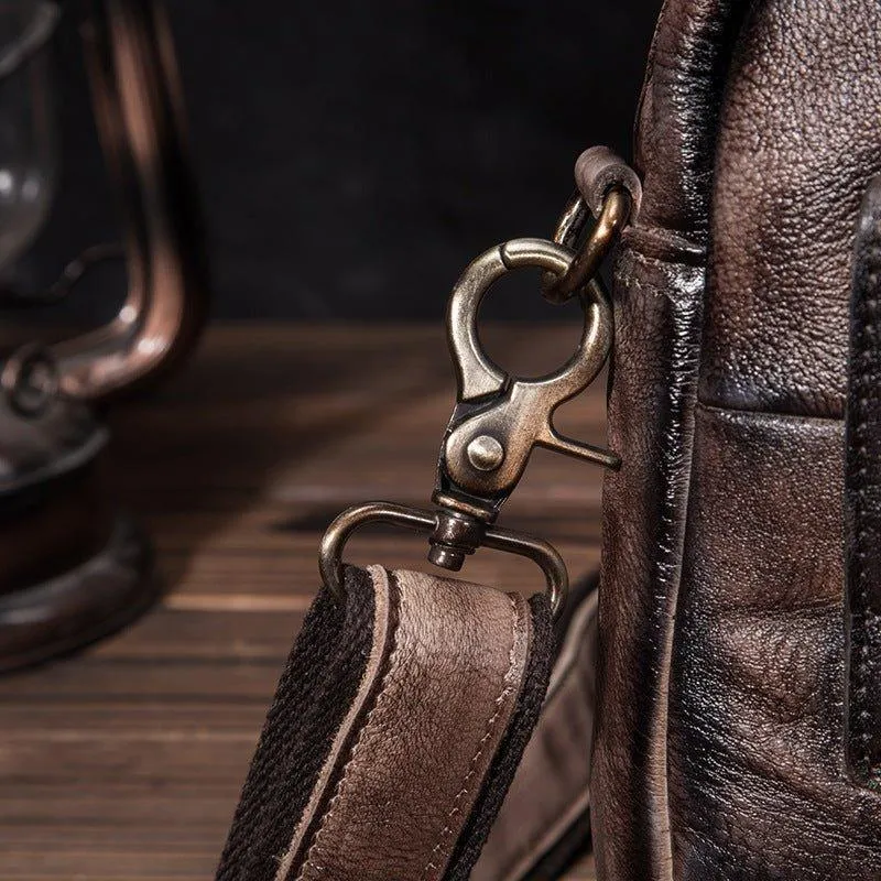 Woosir Vintage Dual-Use Messenger Shoulder Bag for Men