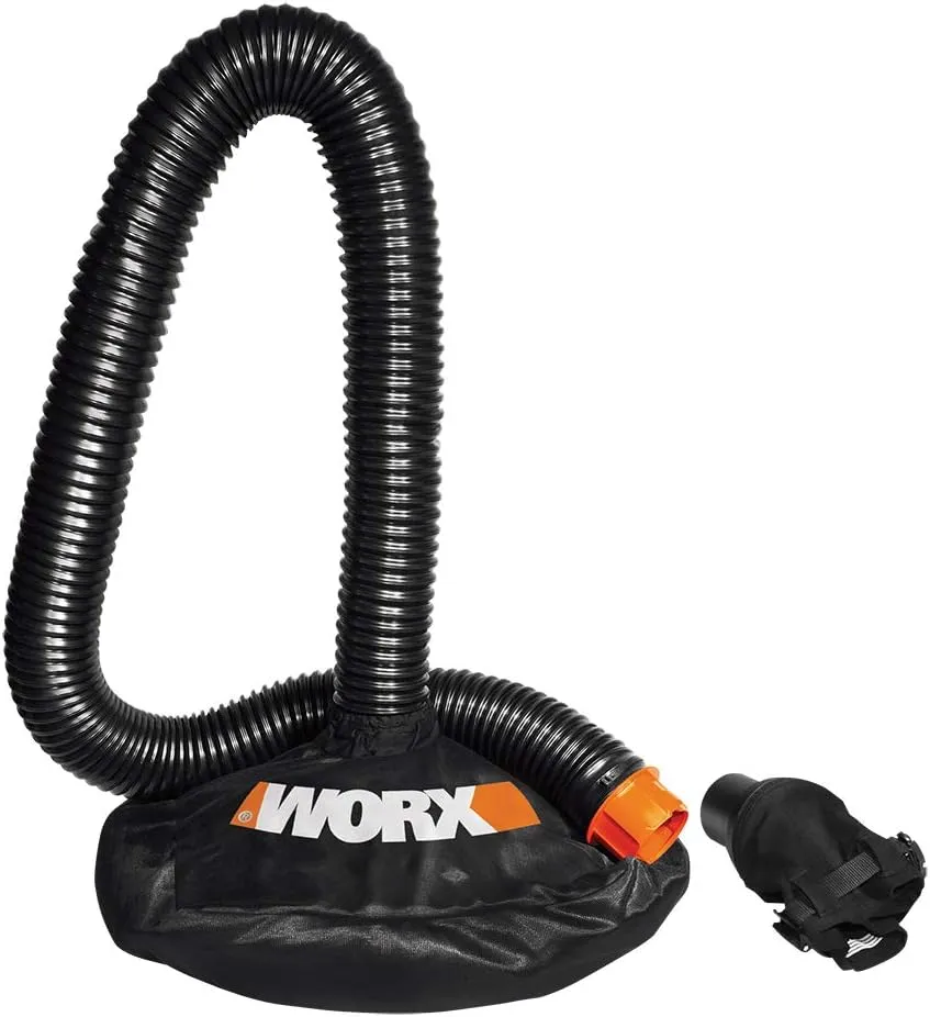 WORX WG509 12 Amp 3-in-1 Electric Leaf Blower with All Metal Mulching System and Leaf Collection System