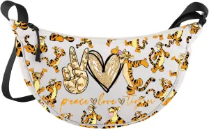 WZMPA Tiger Fans Crossbody Bag Cartoon Lover Gift Let The Magic Blossom Cartoon Shoulder Bag Movie Merchandise