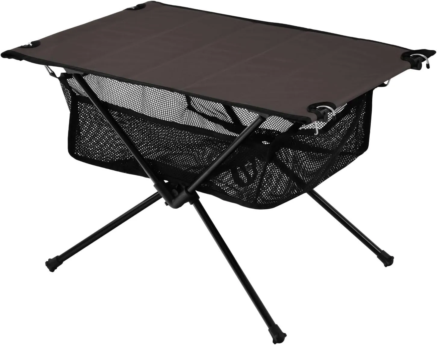 xigua Dark Brown Folding Camping Table,Portable Camp Table with Carry Bag Beach Table Folding Table for Picnic, Camp,Party,Travel24