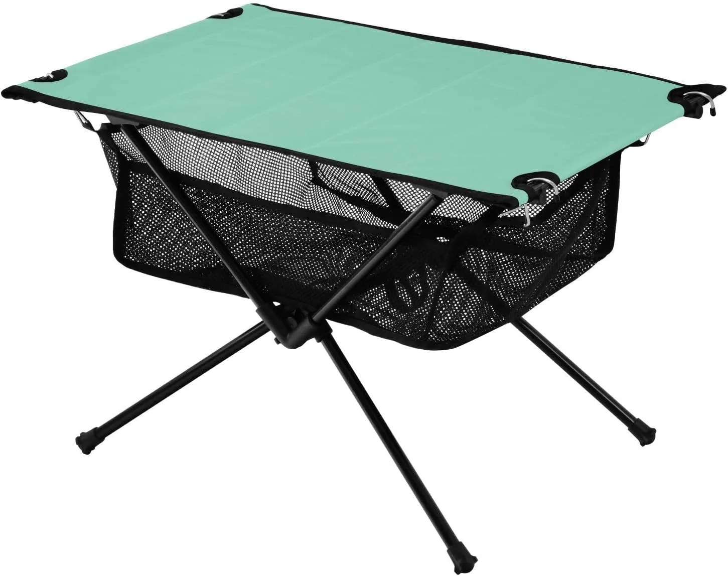 xigua Light Green Folding Camping Table,Portable Camp Table with Carry Bag Beach Table Folding Table for Picnic, Camp,Party,Travel43