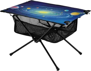 xigua Stars and Planets Folding Camping Table,Portable Camp Table with Carry Bag Beach Table Folding Table for Picnic, Camp,Party,Travel99
