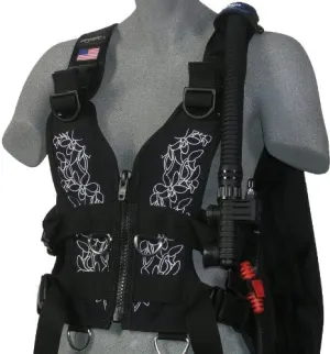 Zeagle Zena Women's BCD (White Floral, Small)